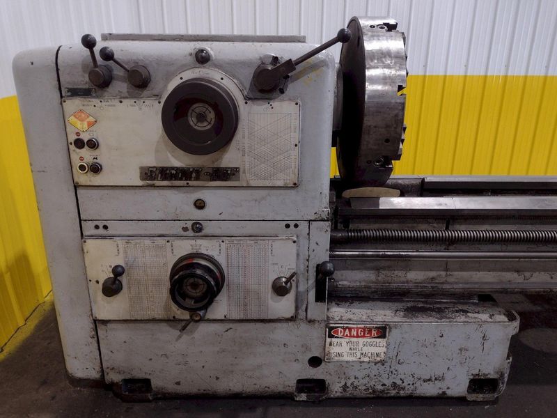 30" x 360" SUMMIT HEAVY DUTY ENGINE LATHE, 4.25" HOLE: STOCK #18761