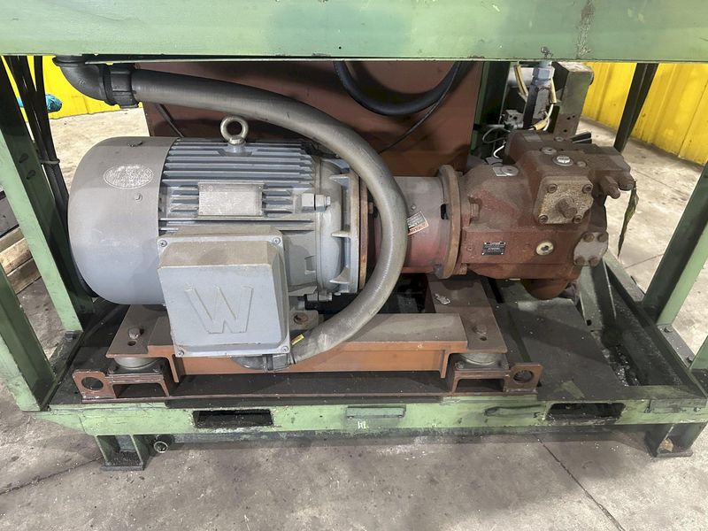 HERTWICH ENGINEERING MODEL #HE-300-30/A SWARF PUCK BRIQUETTER PRESS MACHINE: STOCK #23345