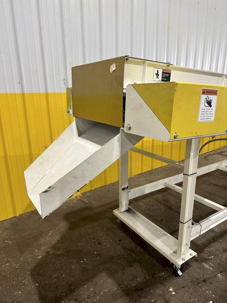 120" X 20" TITAN MODEL #WF049 STEEL BELT PARTS TRANSFER CONVEYOR: STOCK #19457