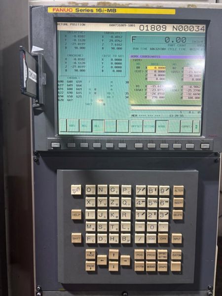 Okuma & Howa MILLAC-550H CNC Horizontal Machining Center