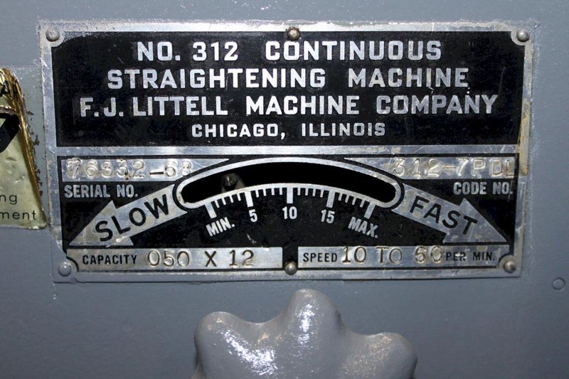 12" x .050" LITTELL STRAIGHTENER