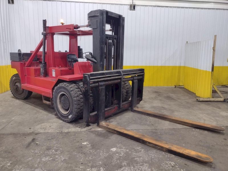 50,000 LB CAPACITY TAYLOR (EAGLE FRAME) MODEL #YS DETROIT DIESEL HEAVY DUTY FORKLIFT: STOCK #181