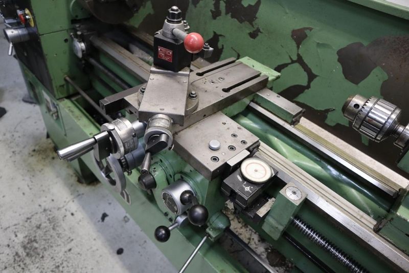 Nardini MS 1440E Manual Lathe, 10" 3-Jaw Chuck, Quick Changer Tool Post, Tailstock, Compound Cross Slide- Auction Item
