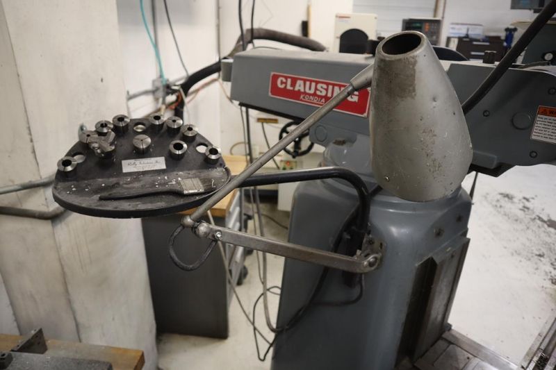 Clausing Kondia 9"x48" Knee Mill, Acu-Rite Millrite 2-Axis DRO, Quill Feed, X-Axis Servo Power Feed- Auction Item