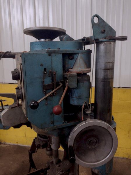 6-3/4" T-DRILL MODEL #T-150 PIPE COLLARING MACHINE WITH T-DRILL EC-150 END PROCESSING ATTACHMENT