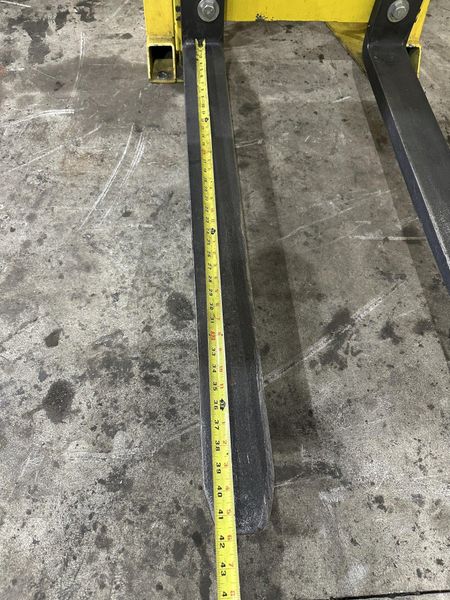 48" HYDRAULIC PALLET INVERTER / FLIPPER / UPENDER MACHINE: STOCK #22798