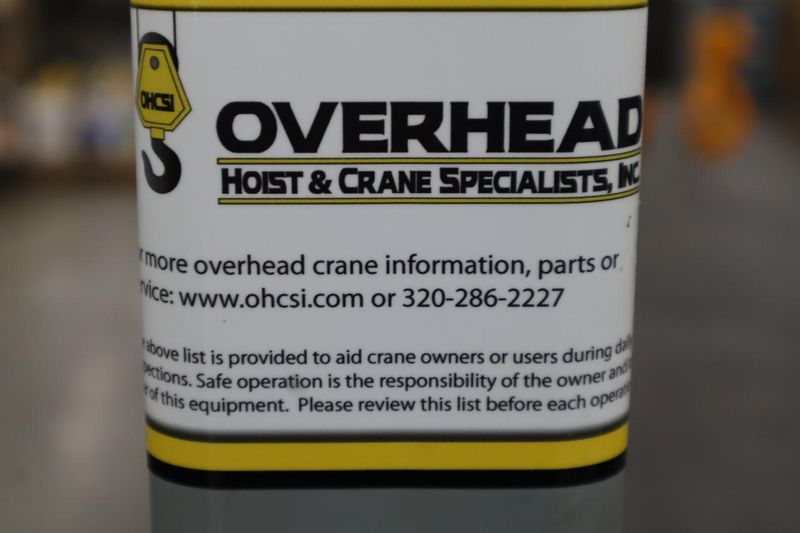 Overhead Hoist & Crane Specialists Heavy Duty Steel Mold Table with Overhead Hoist System, Harrington 2 Ton Electric Chain Hoist, I Beam, Trolley- Auction Item