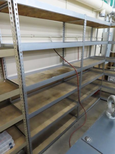 Adjustable Steel Shelving (9)- Auction Item