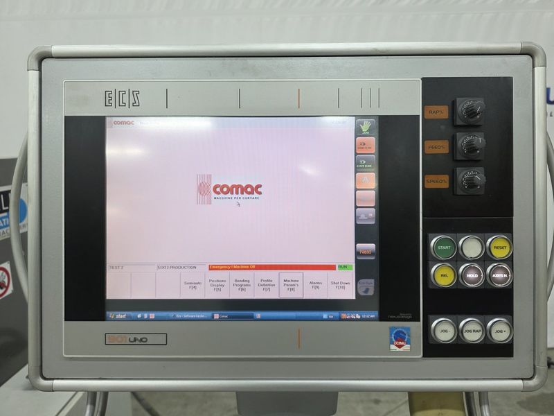 Comac 305 CN3.1 3″ x 3″ x 3/8″ 3-Roll CNC Double Pinch Angle Roll (2012)