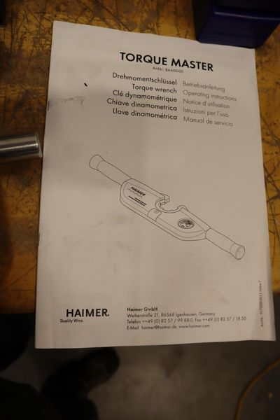 Haimer Torque Master ER Collet Wrenches and Collet Wrenches- Auction Item