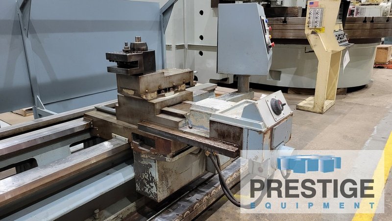 Binns & Berry Data 90-850, 33.46" x 118" ,14.5" Spindle Hole, Fagor CNC, 28" Front & Rear Chucks, Tailstock, #43196
