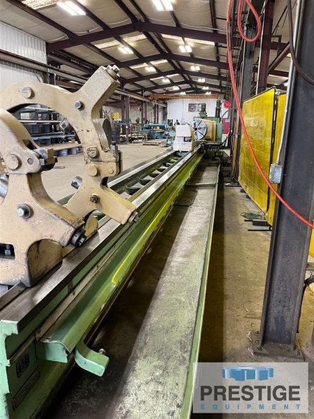 Monarch 3220,  36" Swing,  360" Centers, Taper Attachment, Threading, 28" 4-Jaw Chuck, 40 HP, (2) Steady Rests, #43328
