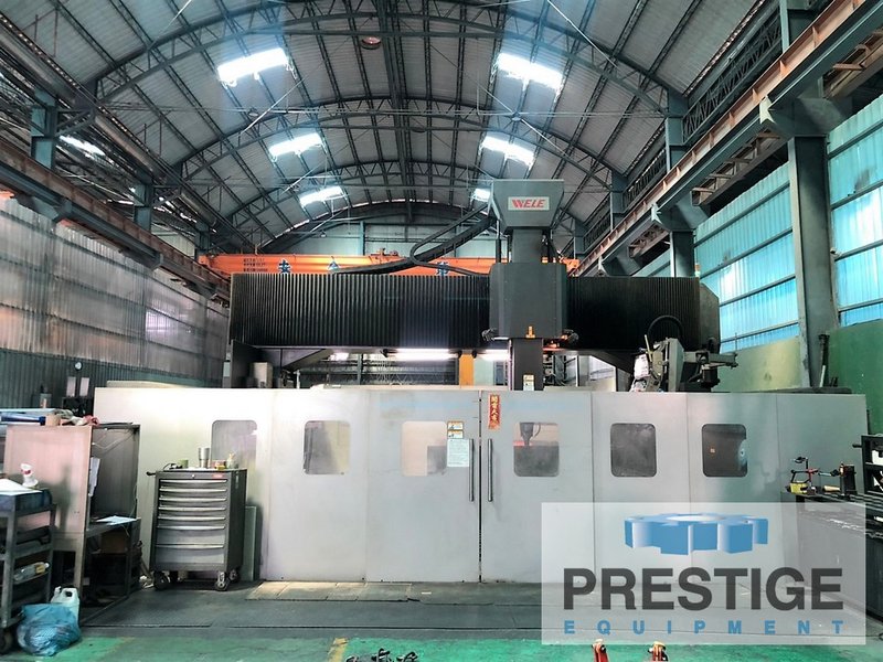 Wele MG-650Z4 5-Face, X-236", Y-196", 228" B/C, Fanuc 31i, 90 ATC, CTS, Rt. Angle and Univ. Heads, 2017, #32625
