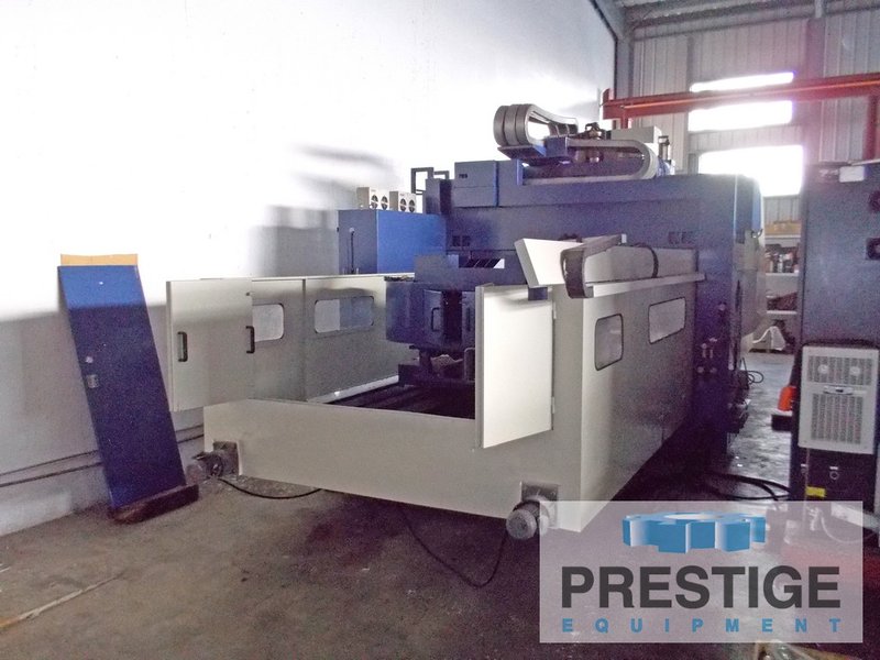 Mighty Viper B-4000AGDW CNC Bridge Mill, X-160", Y-102", 165" x 100" Tbl, 40 ATC, Mitsubishi M535 CNC, #32534