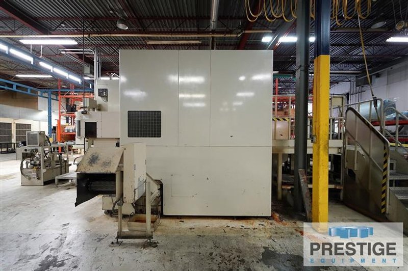 SNK HPS-120B, 5-Axis, X-124", Y-52", Z-28", Swivel Spindle, 20K RPM, 2APC 120" x 48",  60 ATC, Fanuc 15MA, 2005, #30023