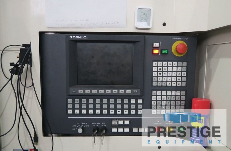 5.12" Toshiba BTD-130H.R22, X-118", Y-90", Z-63", W-27.5", 70" x86" Tbl, 2,500 RPM, 38-ATC, Tosnuc 999 CNC, 2020 #43911