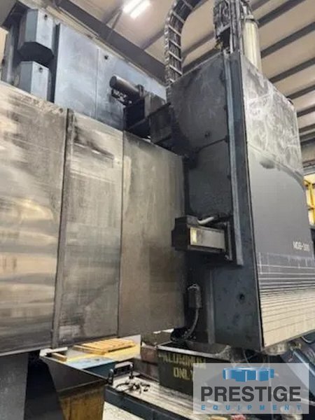 Asquith, Gantry, X-395", Y-157", Z-47", 160" BC, Floor Plates, Angle Head, Dynapath CNC, #43915