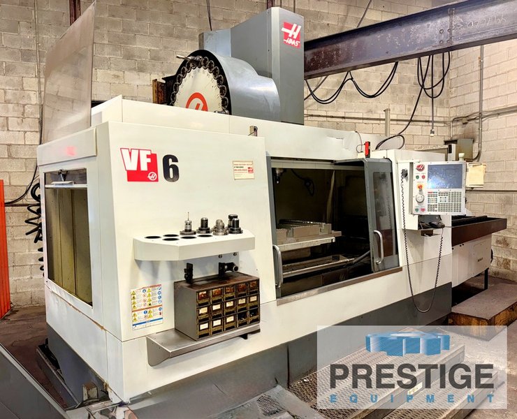 Haas VF-6/50, X-64", Y-32", Z-30", 7,500 RPM, CAT 50, 30-ATC, 2-APC, Chip Conveyor, Haas CNC, 2012, #44051