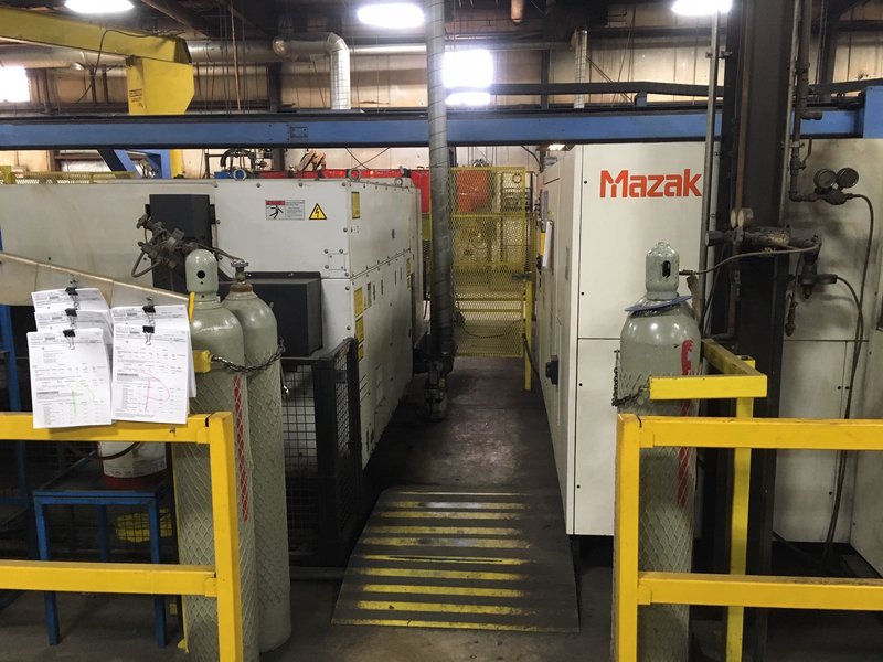 2007 Mazak STX510 Mark-II, 5x10, 2500 Watt Co2 Laser