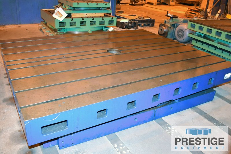 84" X 108" G & L Rotary Table, Hydrostatic, 50K Capacity, 19.5" Table Height, #26943