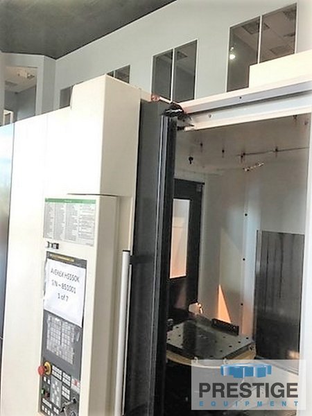 Averex HS-550K, X-31.5", Y-31.5", 19.68" Pallets, 0.001 Deg., 60 ATC, Fanuc Oi-M, Thru Spind Cool, Demo Machine, #32588