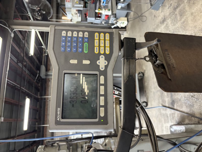 SHARP LMV/DVS, 9" x 42" Table, D.R.O., Digital Vari-Speed, 3 HP, 2008