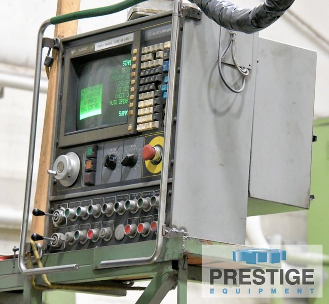 6.3" Wotan Rapid 3 CNC, X-630", Y-123", Z-34",  W-36", #50 Taper, 1250 RPM, Floor Plates, 85 HP, AB 8400 CNC, #43589