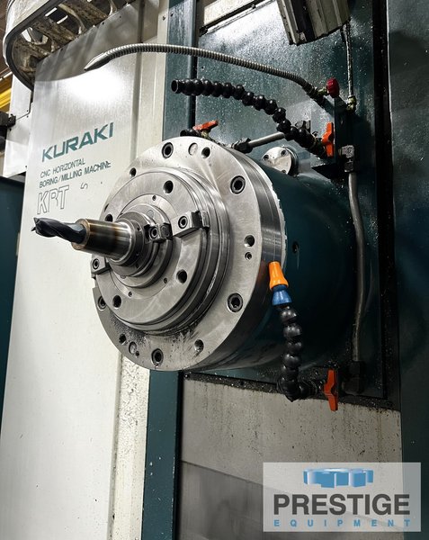 5.12" Kuraki KBT-13A, Fanuc 31i-A5, X-118", Y-90", 86" x 71" B-Axis Rotary Table, 60 ATC, TSC, Chip Blaster #43444