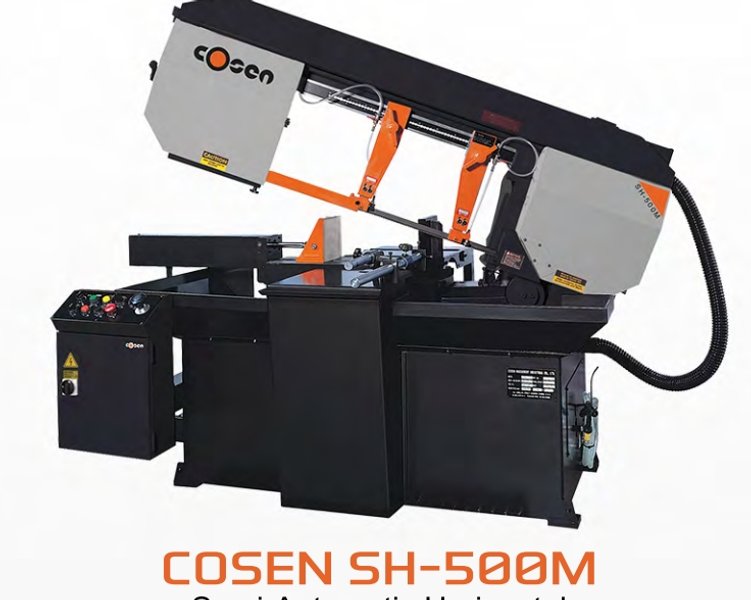 11" x 19.7 COSEN, No. SH-500M, 13" round, semi-automatic, swivel head, NEW