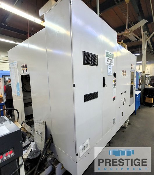 Doosan DHP-4000, X-23", Y22", Z-23", 1 Deg. Indexing, 15" x 15" Pallet, 2-APC, 60-ATC, Fanuc 18i-MB CNC, 2006, #43865