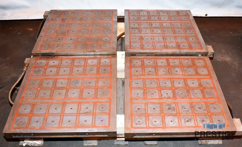 Technomagnete Magnetic Tables, 22.75" x 24" x 2", 1,760 Lbs. Magnetic Pull, (8) Avail,New 2009, #30020