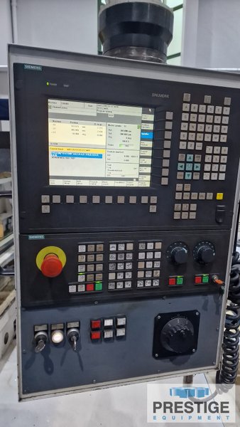 Poreba TRP93x3M, 36" Swing, 11" Bore, 118" C.C, F/R Chucks, 1400 RPM, Steady Rests, Siemens 840D, 2008, #42985