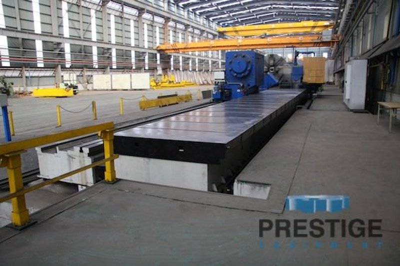 152" x 787" SMG Heavy Duty CNC,  118" Over Carriage, 300 Ton Cap, Siemens 840D, 2007 #30838