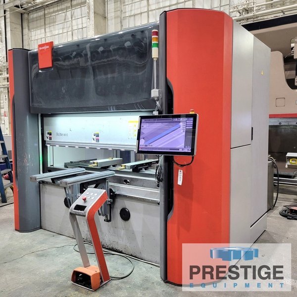 Bystronic Xcite 80E Electric Servo, 88 Ton, 80" OA, 5.9" Stroke, Byvision CNC, 5-Axis B.G., Hyd. Clamping, 2013, #43415