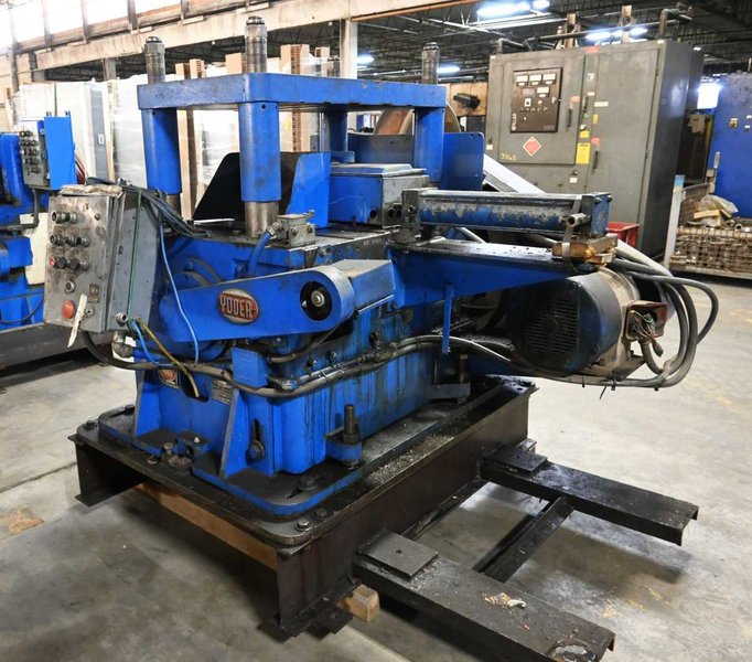 50 Ton x 4″ YODER P50 4-Post Cut-Off Press