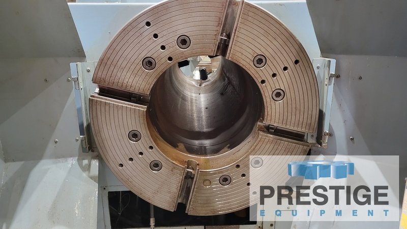 Binns & Berry Data 90-850, 33.46" x 118" ,14.5" Spindle Hole, Fagor CNC, 28" Front & Rear Chucks, Tailstock, #43196