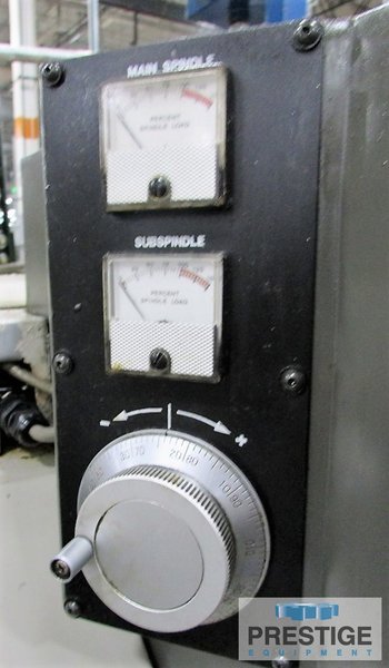 Cincinnati Avenger 250S, 23" Swing, 19" C.C, 4000 RPM, Sub Spindle, Bar Feed, Acramatic 850SX, #32335