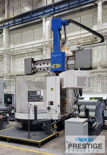 Toshiba TUE-15, 59" Table, 70" Swing, Fanuc Oi-TC, Ram with 12 Sta. ATC, 60 HP, Chip Conveyor, 2006, #43443