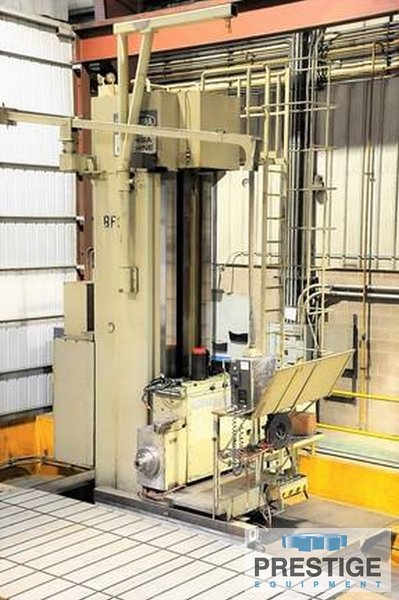 5.12" Toshiba BF130A, X-295", Y-118", 78" x 98" Rotary Table, 5-800 RPM Fanuc 15-M CNC, 1996, #32261