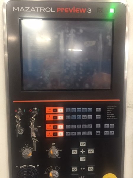 2015 Mazak Optiplex Nexus 3015, 5x10, 2500 Watt Co2 Laser