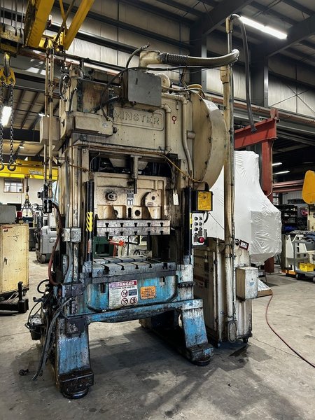 60 Ton Minster SSDC Press, Model P2-60-36, S/N 25129, 3" Stroke, 0-300 SPM, 3" Slide Adj, 21.5" SH, STK# 1642