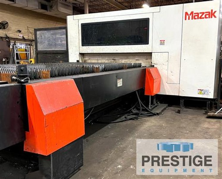 Mazak Optiplex 3015 Fiber III 6 KW  Laser, 60" x 120" Dual Pallet, MCT-2.0 Cutting Head, 2016 #43003