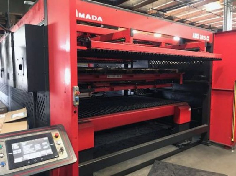 2000 WATT AMADA ENSIS-3015AJ FIBER LASER CUTTING SYSTEM
W/AMADA AMS 3015 CL LOAD/UNLOAD SYSTEM
MFG:2016