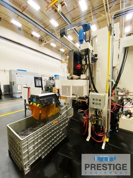 Toshiba TUE-15, 59" Table, 70" Swing, Fanuc Oi-TC, Ram with 12 Sta. ATC, 60 HP, Chip Conveyor, 2006, #43441