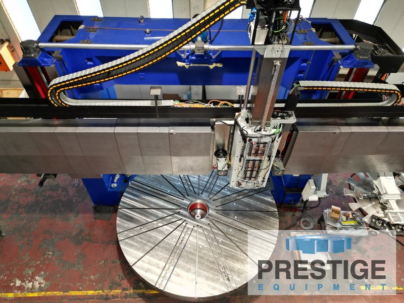 196"/236" Mario Carnaghi TG.50/6000, Ram w/ Live Spindle, C-Axis, Angle Heads, Siemens 840DE CNC, New in Stock #32623