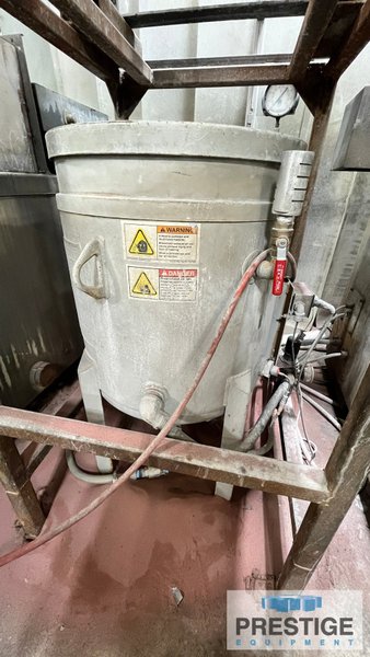 Flow 4' x 4' Mach 2 1313b, 50" x 50", 60,000 PSI, 30 HP, Flowmaster PC, Intensifier Pump, 500 Lb. Hopper, 2014, #44008