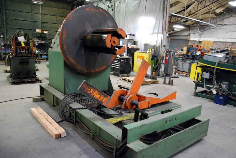 10,000 Lb. x 24" ASL #1000 Single Uncoiler w/Coil Car