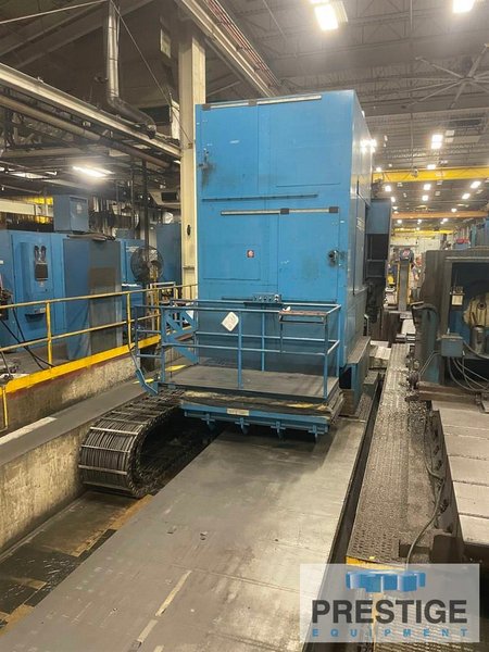 6" Giddings & Lewis MC-60FCX, 124 ATC, X-432", Y-79", Z-36", 2500 RPM, TSC, 40 HP, Chip Conv., G & L 8000M-B CNC, #31886