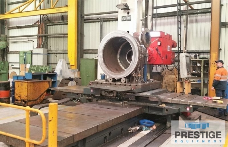 Union 5.12" BFT 130 CNC, X-110", Y-110", W-88", Z-37", 55" x 63" Rotary, Heidenahin 530 CNC, #32028