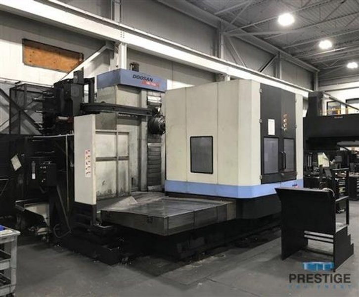 Doosan 110S 4.33", X-78", Y-59", Fanuc 31i CNC, 40 ATC, TSC, 55" x 63" B-Axis Table, 2011, #31461
